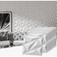 thumbnail image 1 of Panel Decorativo Pared 3d Pvc Resistente Al Fuego 30cmx30cm Modelo Blanco, 1 of 4