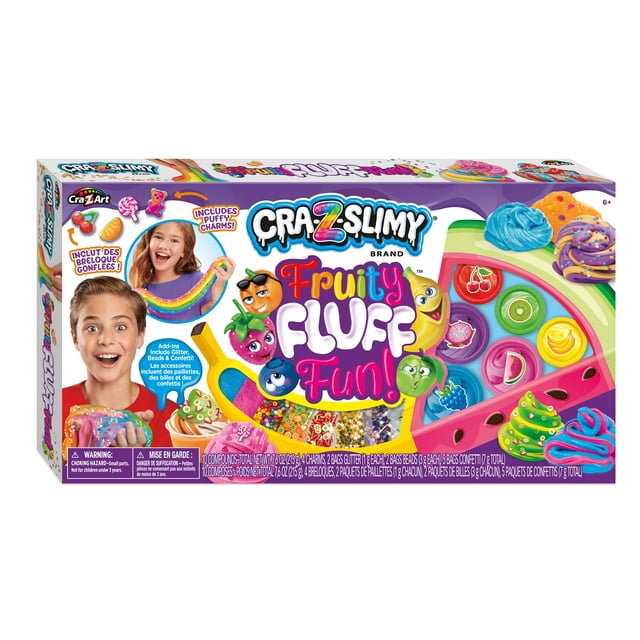 CRA-Z-SLIMY Fruity Fluffy Mega Slime Kit. Great Holiday Gift Idea.
