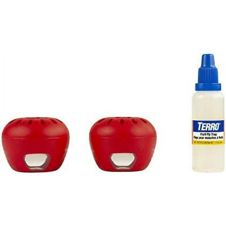TERRO T2503SR Ready-to-Use Indoor Fruit Fly Killer and Trap with