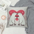 thumbnail image 2 of JEUXUS Gifts for Girlfriend,Gifts for Wife,I Love You Gifts for Her,Love Gifts for Her,Valentine's Day Gifts, for Women,Polar Bear Gifts,Polar Bear Gifts for Women,Love Pillow Covers, 2 of 5