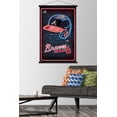 thumbnail image 2 of MLB Atlanta Braves - Neon Helmet 23 Wall Poster with Magnetic Frame, 22.375" x 34", 2 of 6