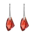 thumbnail image 6 of Grandest Birch Women Rhinestone Dangle Drop Hook Earrings Royal Style Eardrop Jewelry Alloy, Rhinestone Pink, 6 of 7