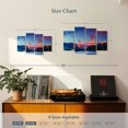 thumbnail image 3 of Elephant Stock Baker Beach And The Golden Gate Wall Art - Horizontal Multi Panel Canvas - Living Room Wall Decor - Architecture Multi Panel - Blue And Brown Decor - 30" x 18", 3 of 4