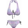 thumbnail image 5 of SKQIT Women Swimsuit Bikini Sets Triangle Cheeky Gradient Color Two Piece Bathing Suit, 5 of 7