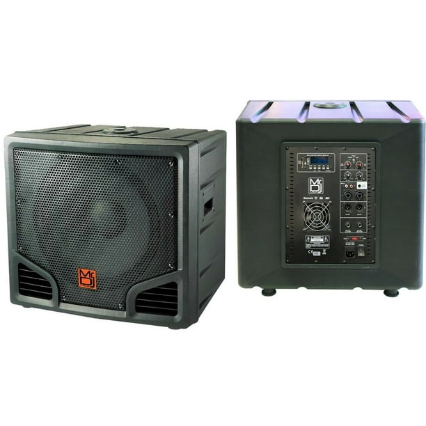 Dj 6000W DJ Club Powered Active Bluetooth & 2 SPEAKER OUTPUT - Walmart.com