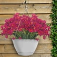 thumbnail image 5 of 20 Bundles Artificial Flowers Fake Outdoor Plants (Yellow), 5 of 5