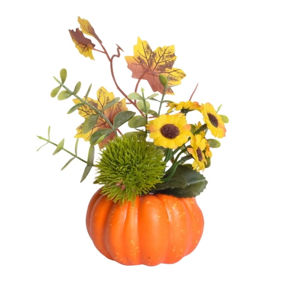 BNNG Pumpkin Decor, Fall Centerpieces for Tables, Artificial Pumpkins for Decorating, Faux Fall Decorations for Home Table Thanksgiving Halloween Indoor Outdoor Porch Classroom Decor