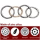 thumbnail image 4 of Uxcell 2 piezas Anillos de resorte de metal de 2" Anillos de llavero de resorte de disparo Clip redondo para llaveros DIY Bolsa Monedero Bolso de mano Dorado, 4 of 6