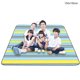 thumbnail image 1 of Greeniant Colchoneta de Picnic impermeable plegable para exteriores a cuadros rojos y blancos, almohadilla gruesa de moda, transpirable, suave, portátil, carpas Rayas azules amarillas 150*150 cm Greeniant OD001135-14, 1 of 6
