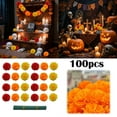 thumbnail image 2 of 100 piezas de flores artificiales de látex para decoración del hogar Flores artificiales de plástico y seda para exteriores Decoración para macetas colgantes, 2 of 8
