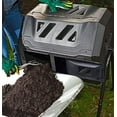 thumbnail image 3 of Koolscapes Dual Chamber Tumbling Composter 42 Gal (160L), Black, 3 of 14