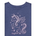 thumbnail image 3 of Garanimals Toddler Girl Long Sleeve Graphic T-Shirt, Sizes 18M-5T, 3 of 5