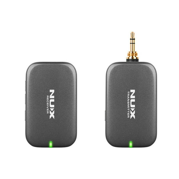 NUX B-7PSM 5.8 GHz Wireless in-Ear Monitoring System, Charging Case Included, Stereo Audio transmitter Black