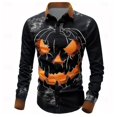 thumbnail image 1 of Nueva camisa para hombre con patrón impreso en 3D , cuello de camisa casual de moda, de alta calidad, suave, cómoda, de talla grande, 1 of 6