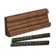 thumbnail image 2 of Soporte de precio de madera para exhibición de precios, soporte de exhibición de madera, etiquetas de precios ajustables para Marrón dorado, 2 of 9