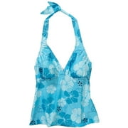 Women's Plus Halter Tankini Top
