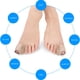 thumbnail image 3 of 4Pcs Gel Toe Separators Bunion Corrector for Overlapping Toe Fabric Toe Spacers with Soft Gel Lining for Hallux Valgus, 3 of 7