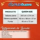 thumbnail image 5 of Sabanas Queen Size Microfibra Amplias Con Relieve Diseño Elegante Nubisuave  Liso Textura Suave, 5 of 6