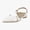 Warm White Faux Croco, variant on Naturalizer Hawaii Women's Sandals Red Size 7 W