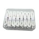 thumbnail image 1 of 8 Piezas Cinta para Mango Racket Tenis Badminton Squash Pickleball Tira Antideslizante Absorbente PU Sensación Seca Cómoda Apto para Práctica Competi Blanco, 1 of 8