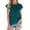 V212 Dark Green, variant on Womens T Shirts Crew Neck Short Sleeve Solid Color Blouse Summer Breathable Fashion Dailywear Ladies Tees Size L Bronze