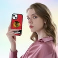 thumbnail image 4 of Apple iPhone 15 Plus - NHL Licensed Chicago Blackhawks Team Logo on Jersey Textured Dual Layer Case, 4 of 5