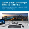 thumbnail image 2 of Estación de acoplamiento Kensington SD4750P Dual 4K 85W PD USB-C, 2 of 6