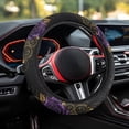 thumbnail image 3 of Uorisanigo Rose Warm Steering Wheel Cover for Winter Unique 15 Inch Car Steering Wheel Protector with Elastic Edge Non Slip Car Steering Wheel Cover for Most Vehicle Gift for Mom, 3 of 8