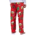 thumbnail image 6 of SpongeBob SquarePants Pajamas Men's Oh Joy Santa Hat Fleece Lounge Pj Pants, 6 of 7
