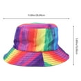 thumbnail image 4 of Bucket Hat Pride Parade Bucket Rainbow Hat Costume Party Bucket Hat Cosplay Hat, 4 of 7