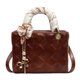 thumbnail image 1 of Bolso pequeño de alta gama con forma de diamante en relieve para mujer, nuevo bolso de mano de la Princesa Diana, bolso cruzado versátil con personalidad de moda, 2025, 1 of 4