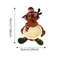thumbnail image 4 of Christmas Candy Cookies Storage Basket Santa Claus Candy Woven Holder Basket Christmas Candy Bowl Candy Dish Gingerbread Cookies Desserts Basket for Party Winter Holiday Table Desk Decoration, 4 of 9