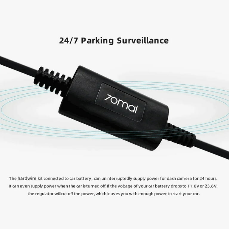 70mai UP02 Hardwire Kit – 24H Parking Monitor Cable for 70mai Dash