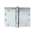 thumbnail image 1 of Hinge Outlet Charnière à Grand Ouverture avec Dégagement à 180 Degrés - 4,5 Pouces x 6 Pouces, Robuste, Résistante à la Rouille - Design à Roulement à Billes (Chrome Satiné, Lot de 2), 1 of 6