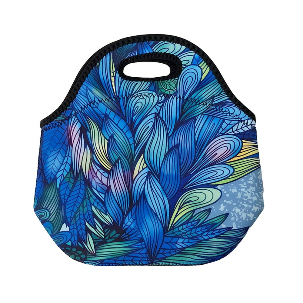 Wrapables® Insulated Neoprene Lunch Bag, Ferns - Walmart.com - Walmart.com