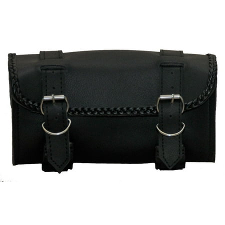 Buckle Strap Accent - 2 Strap Hard Shell Tool Bag and Braid Accents with Quick Realease Buckle Straps by Vance Leather's