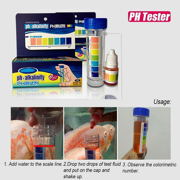 Aquarium Fish Tank PH NO2 NO3 Water Quality Test Kit PH light seawater