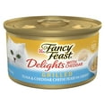 thumbnail image 2 of (12 pack) Purina Fancy Feast Delights with Cheddar Wet Cat Food, Grilled Tuna & Cheddar, 3 oz Can, 2 of 10
