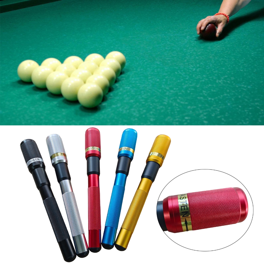 Yokua Telescopic Pool Cue Extension Billiard Cue Extender Billiards Stick Butt End