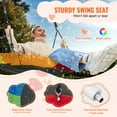 thumbnail image 3 of VEVOR Tree Swing 40In Saucer Swing 750lbs Weight Capacity 900D Oxford Multicolor, 3 of 9
