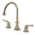 thumbnail image 1 of Just JRL-1190-N Two Handle Kitchen Widespread Faucet- Polished Nickel, 1 of 1