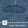 thumbnail image 4 of Juego de alfombras de baño LOCHAS de 2 piezas, suaves y antideslizantes, azul vaquero, 4 of 8