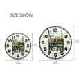 thumbnail image 5 of Yayeee Wall Clock for Living Room 9.5 inch Battery Operated Round with Holder, White Shelf, 5 of 7