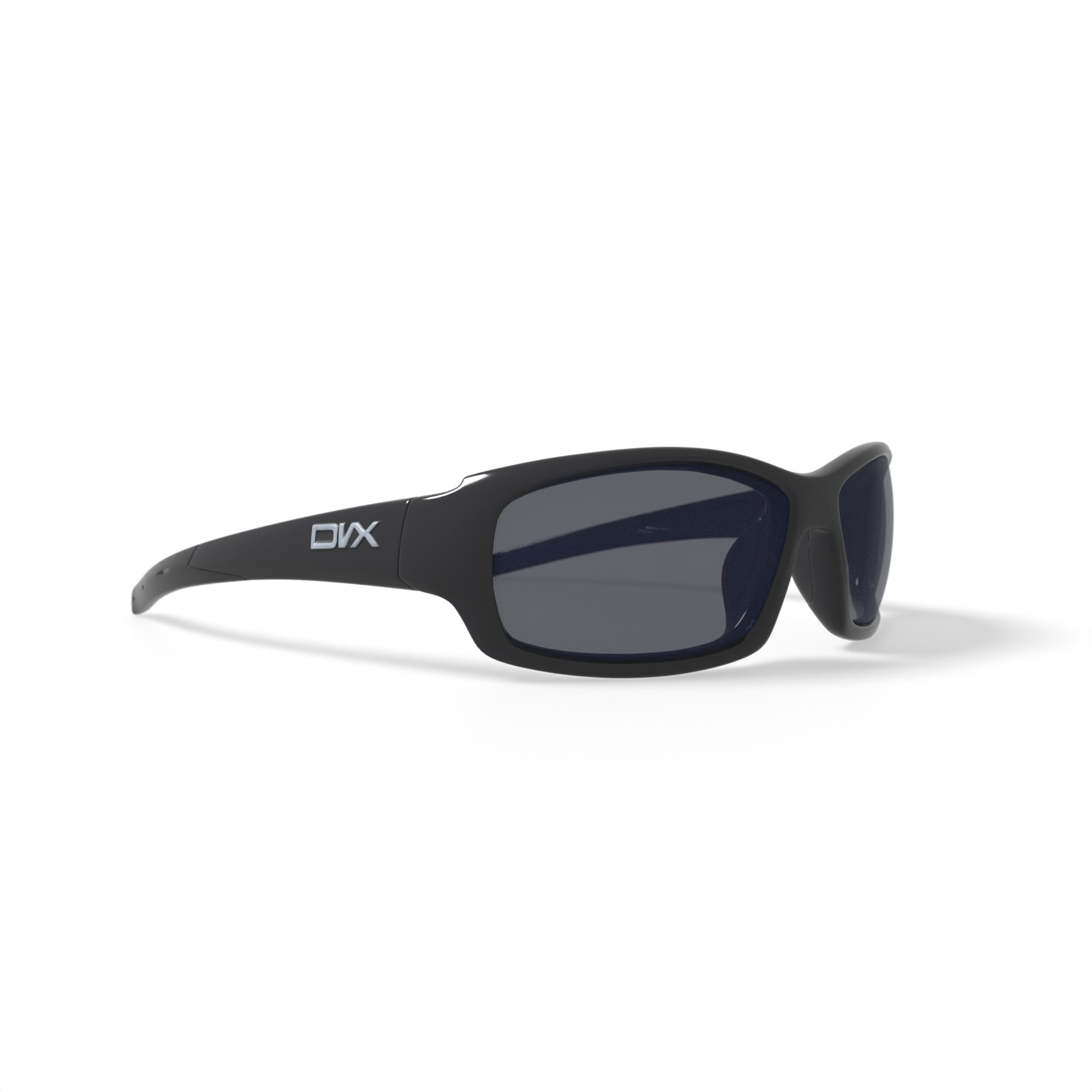 DVX Static Sport Prescription Sunglasses, Grey Lenses/Matte Black