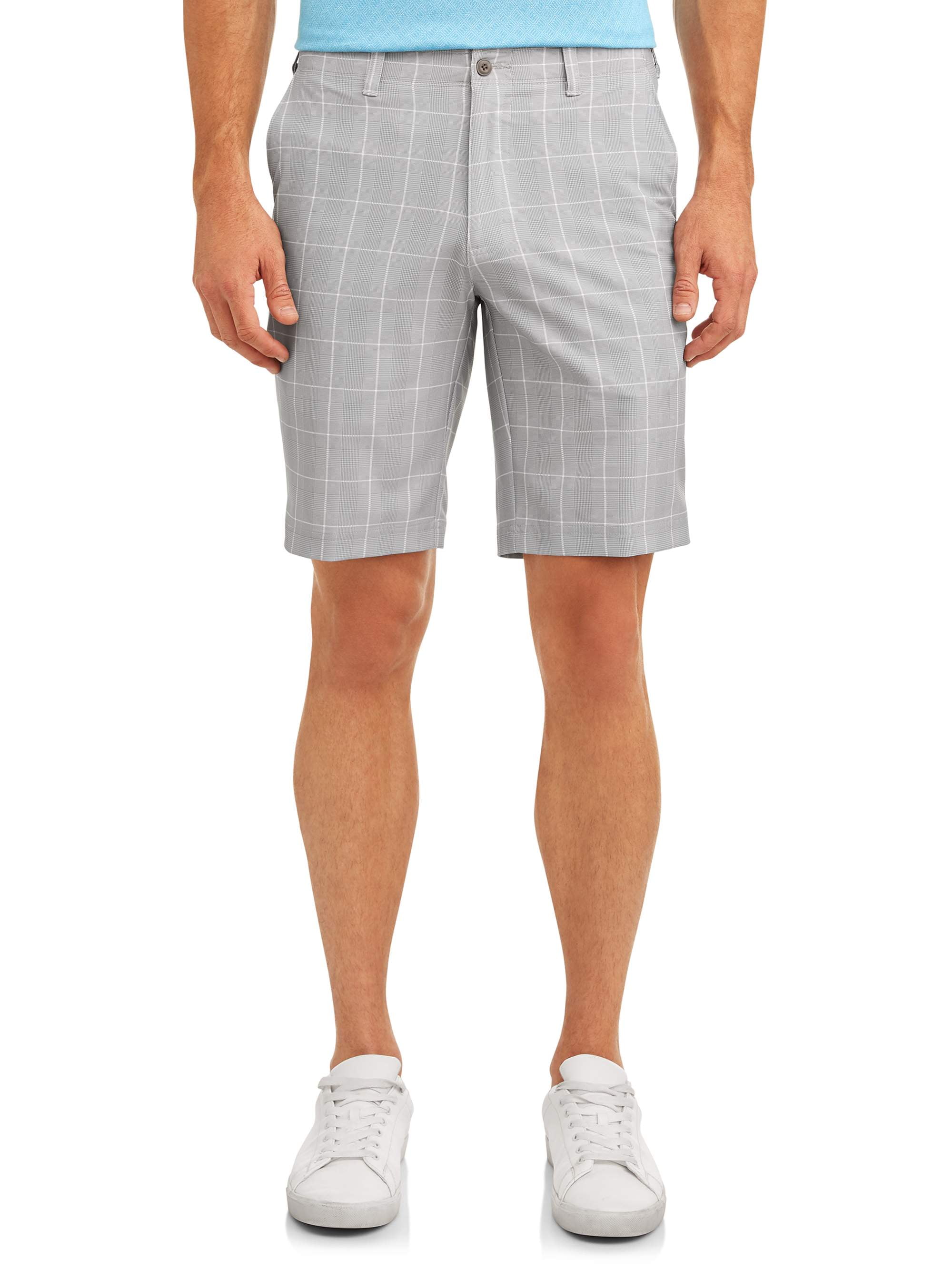 Ben Hogan Ben Hogan Men's Big & Tall Plaid Golf Shorts, Performance