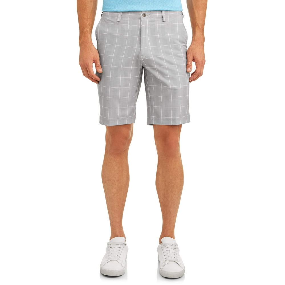 Ben Hogan Ben Hogan Men's Big & Tall Plaid Golf Shorts, Performance