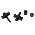 thumbnail image 2 of de 4 guías de cuerda de retenedores de cuerda de rodillo de repuesto para guitarra con tornillos, negro y Yuyangstore Guía de cuerdas de guitarra, 2 of 8