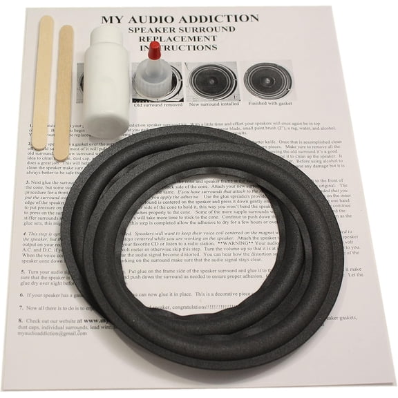 Speaker Foam Surround Repair Kit for Jeep Liberty Infinity 6.5 Door Speakers !!!