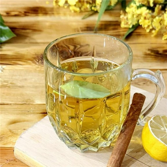 Ramart Studio Glass R1101-0 13 oz Fiora Glass Mug - Set of 4