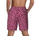 thumbnail image 2 of Lsque Mens Swim Trunks Flowers With Green Leaves Pattern - Bathing Suit Compression Liner - Beach Swim Shorts Swimwear - (S-3XL) - Stretch Quick Dry -Large, 2 of 9
